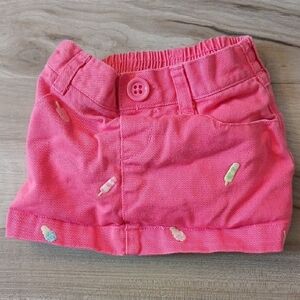 Gymboree Popsicle Party Popsicle Embroidered Skirt Size 12-18 Months (E)